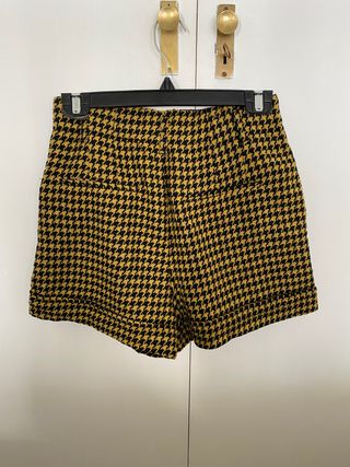 bermudas pata de gallo zara