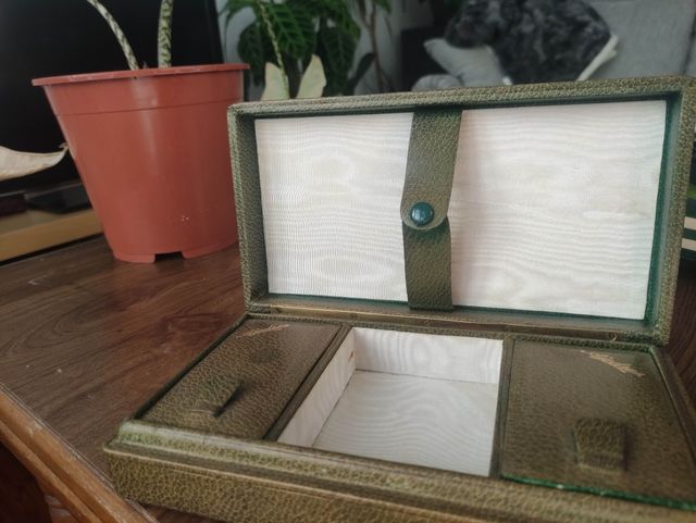 Estuche Ajedrez vintage antiguo