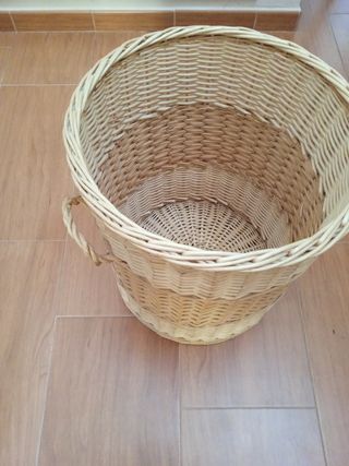 Cesto Grande de Mimbre de Zara Home