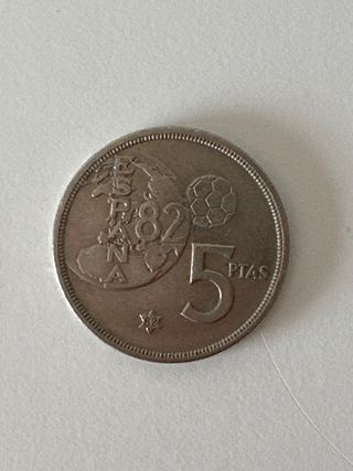 Moneda 5 Pesetas España 82