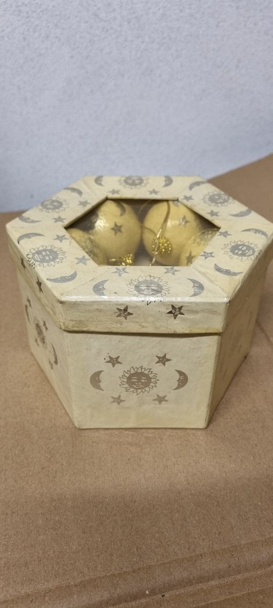 Palline Natale cartapesta