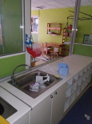 Mueble cambiador para guardería