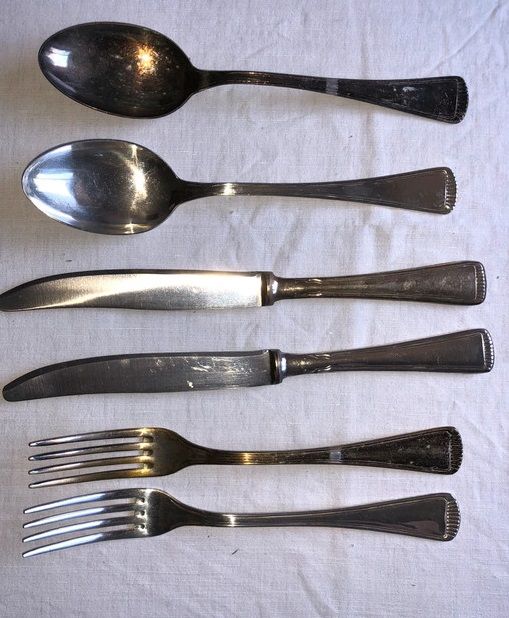 Set Posate rivestite in Argento 800 e 1000