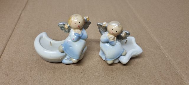 Due portacandele angioletto