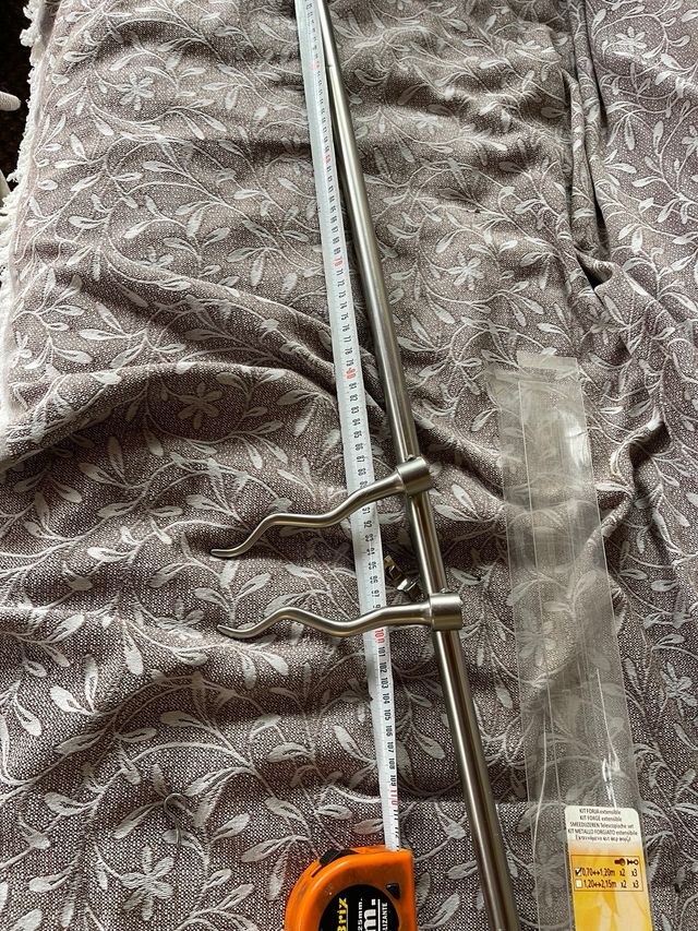 Barra cortina extensible