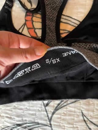 Lote pack 2 sujetadores deportivos talla XS/S