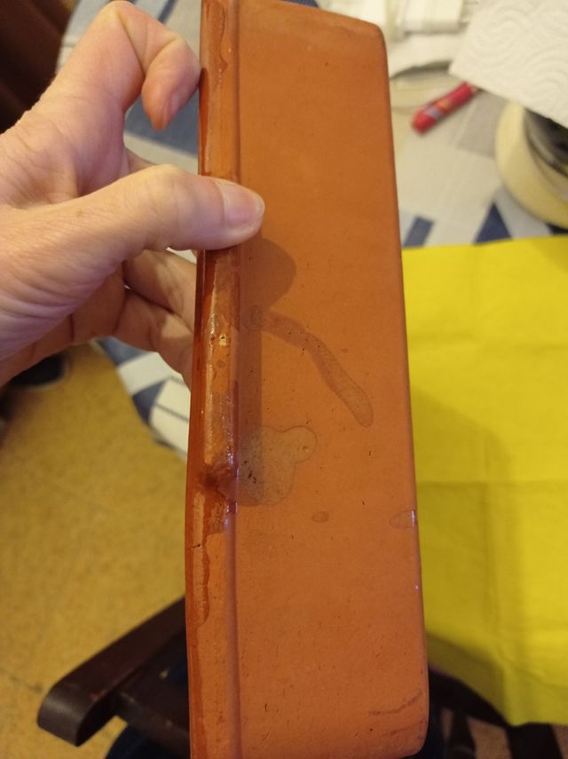 Cazuela de barro rectangular