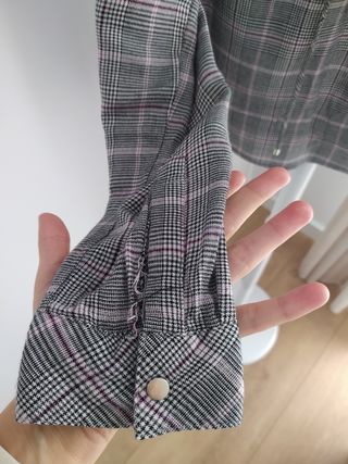 Blusa manga larga gris irlandés 