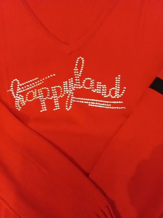 Jersey con lentejuelas.