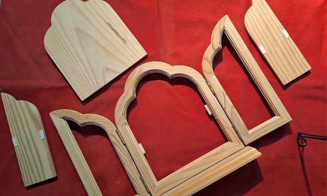 Tríptico Madera Desmontable 2 tamaños