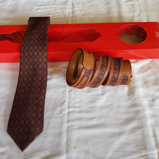 Cravatta seta Difil + cintura