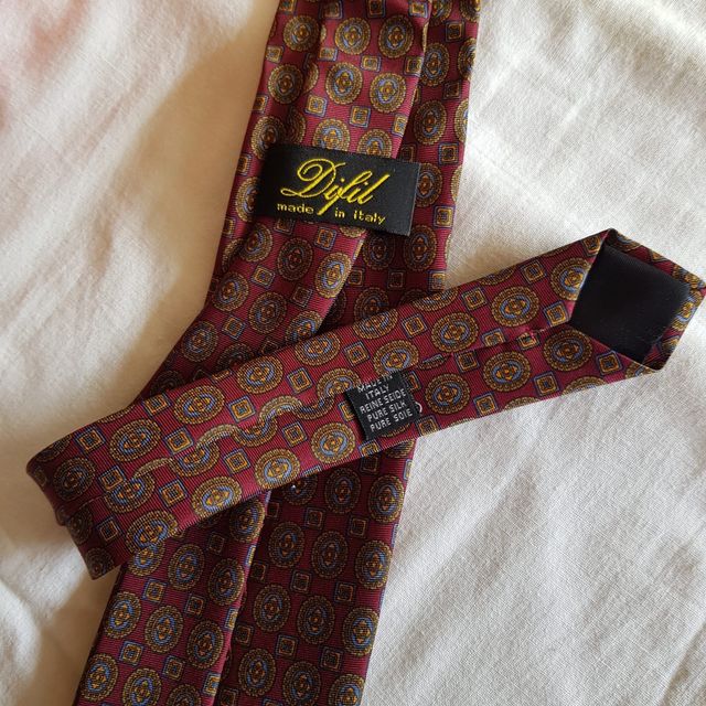 Cravatta seta Difil + cintura
