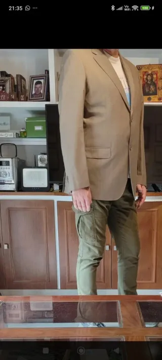 Traje de caballero de verano.