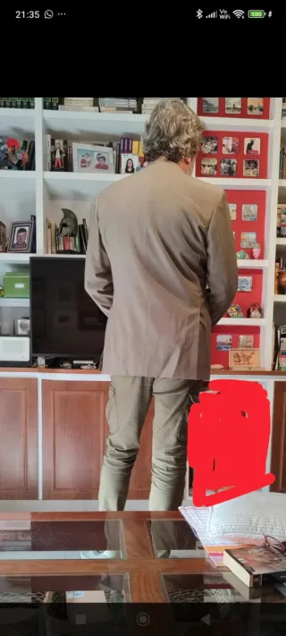 Traje de caballero de verano.