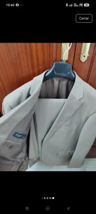 Traje de caballero de verano.