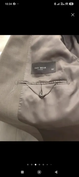 Traje de caballero de verano.