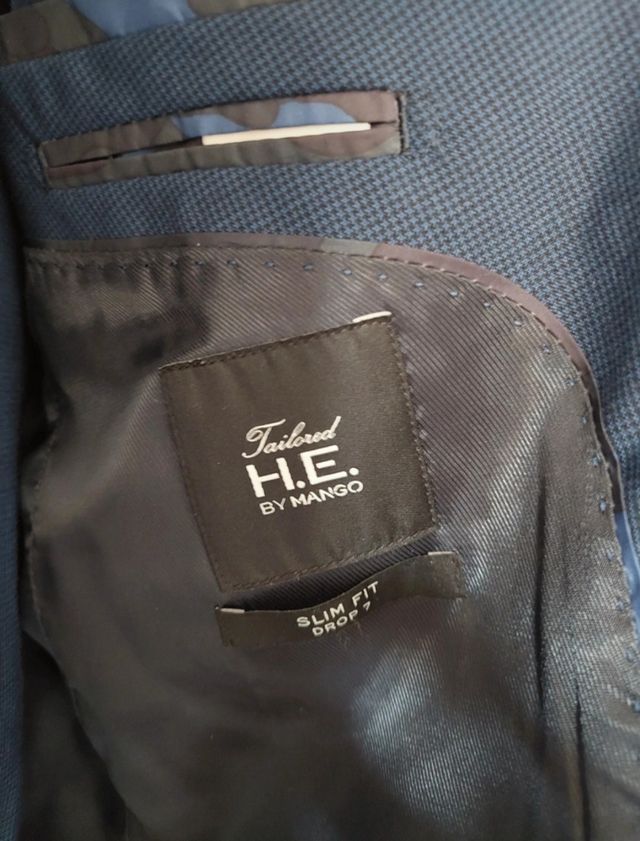 Traje Azul de Mango (Colección H.E.) hombre