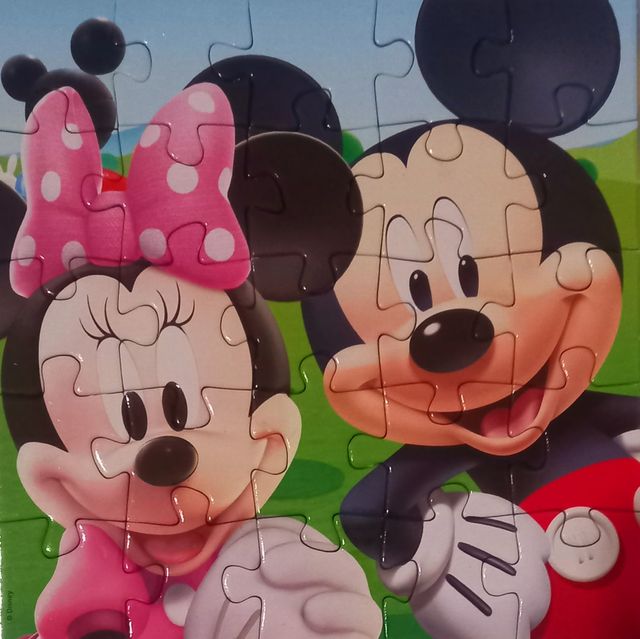 Maleta Mickey con puzzles progresivos