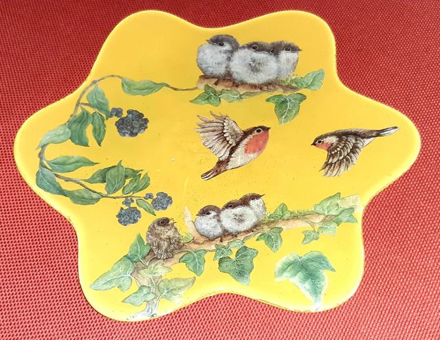 Plato artesanal cristal