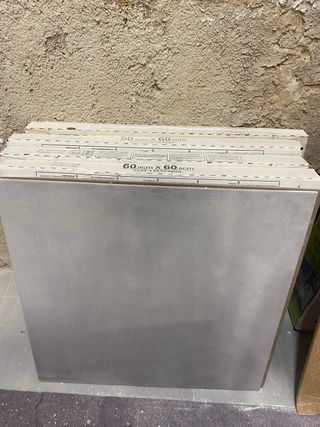 Suelo efecto cemento gris Glasgow 60.8x60.8cm