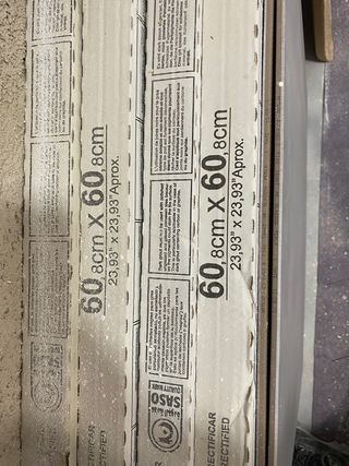 Suelo efecto cemento gris Glasgow 60.8x60.8cm