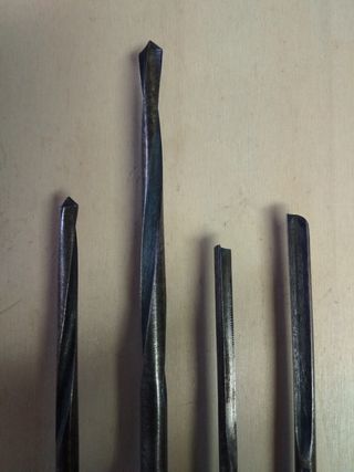 Curiosas brocas de carpintero.