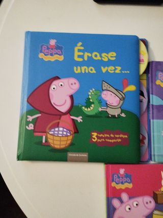 3 libros Pepa pig bebé
