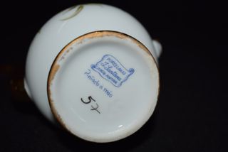 Elegante peça Porcelana - Hand Painted - 14cm