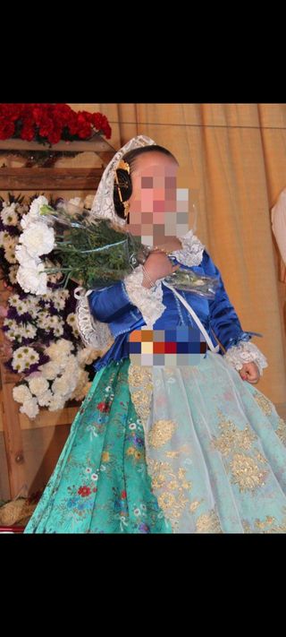 Traje fallera niña 4-5 años