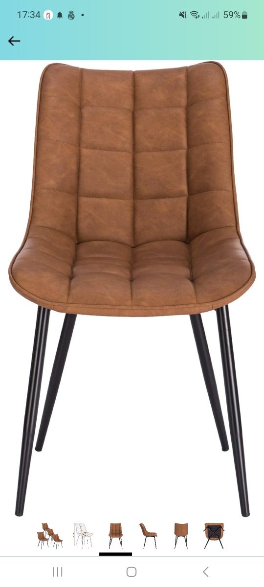 Juego 4 Sillas comedor