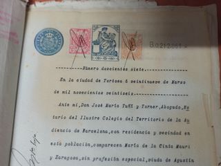 ESCRITURA ANTIGUA DE 1926