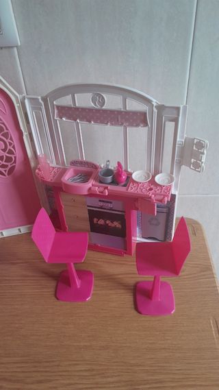 Casa de vacaciones portátil de Barbie