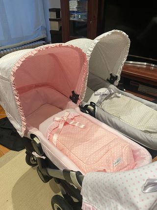 Capotas,saquitos.. bugaboo Donkey de Paseos de Beb