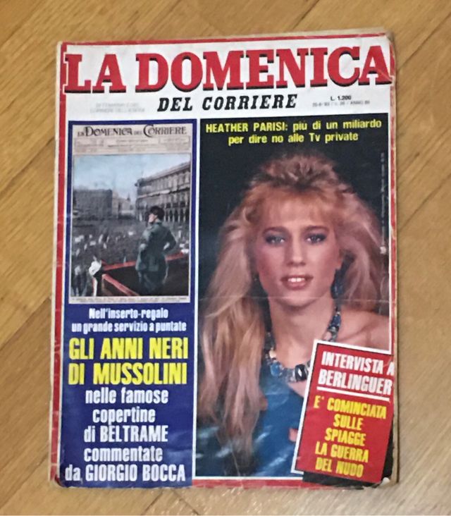 Riviste La Domenica Del Corriere vintage