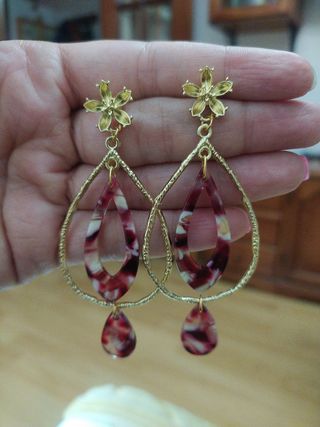 Pendientes lágrimas