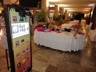 cenas de empresa, fotomaton