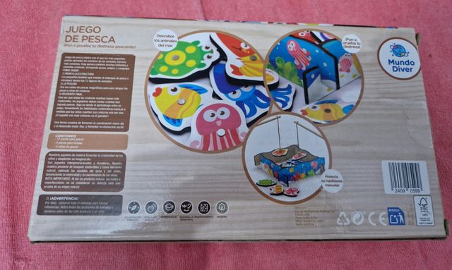 Juego de pesca para niños (+ 2 años)