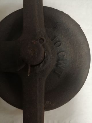 ANTIGUA POLEA DE ACERO