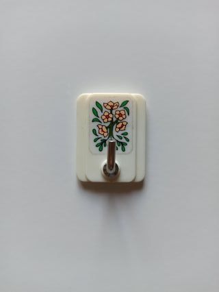 Gancio per la cucina - Stile floreale 