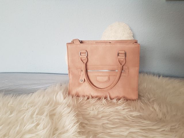 Bolso rosa empolvado