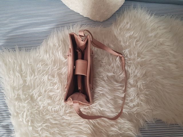 Bolso rosa empolvado