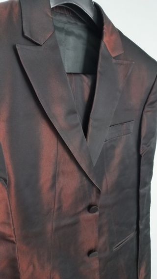 Traje novio Giovanni Valdi marrón metal