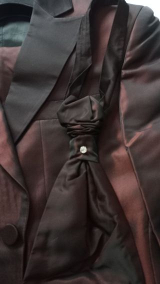 Traje novio Giovanni Valdi marrón metal