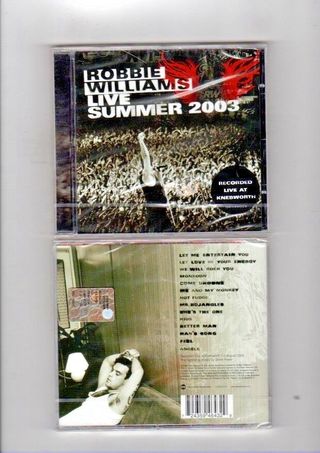 ROBBIE WILLIAMS - LIVE SUMMER 2003 - CD NUOVO SIGI