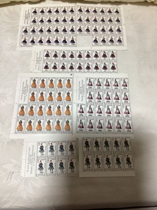 sellos trajes regionales españa