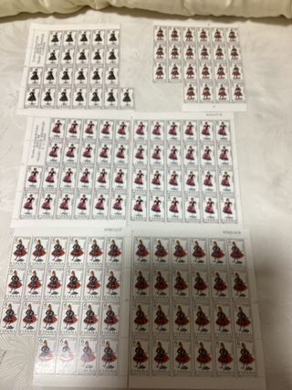 sellos trajes regionales españa