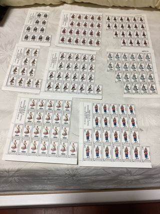 sellos trajes regionales españa