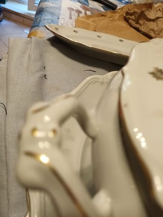 Zuppiera porcellana anni 40