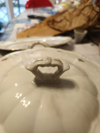 Zuppiera porcellana anni 40