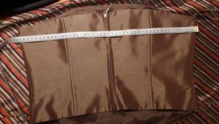 Vestido de fiesta de dos piezas.